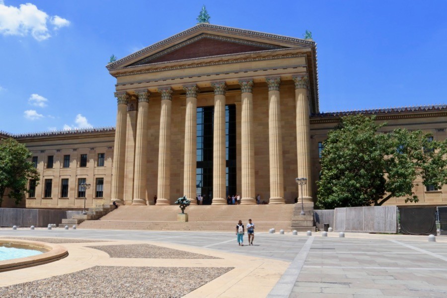 Philadelphia Museum of Art. Pampigt som attans. 